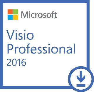 Visio 2016 Professional, License Key, For 1 Device