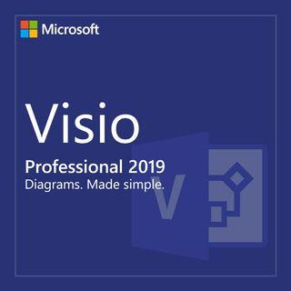 Visio 2019 Professional, License Key, For 1 Device