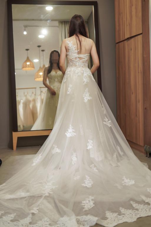 White lace wedding discount