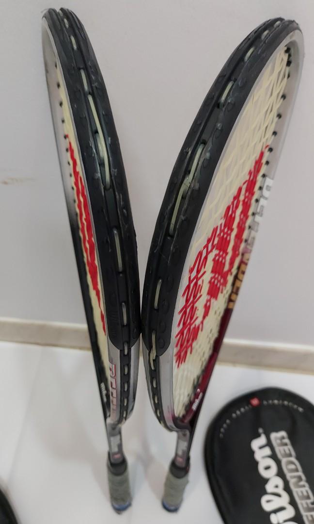 Wilson Squash Racket Defender 6000 Series Aluminiun, Sports Equipment ...