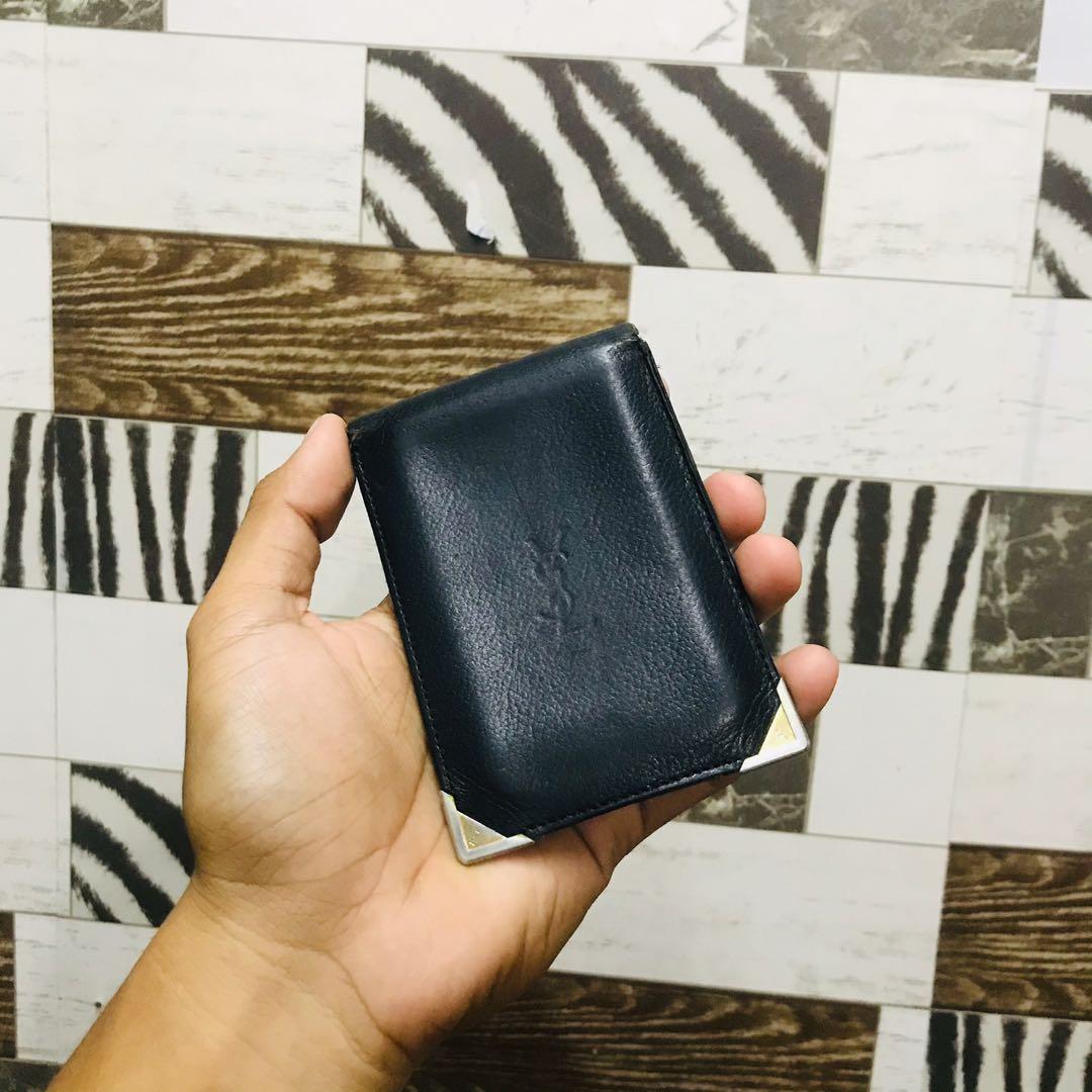 YSL wallet on chain small, Luxury, Bags & Wallets on Carousell