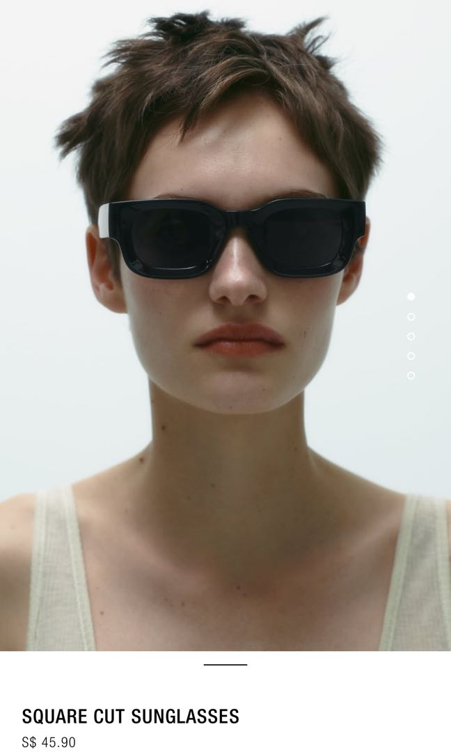 ZARA sunglasses square cut very cool Women s Fashion Watches