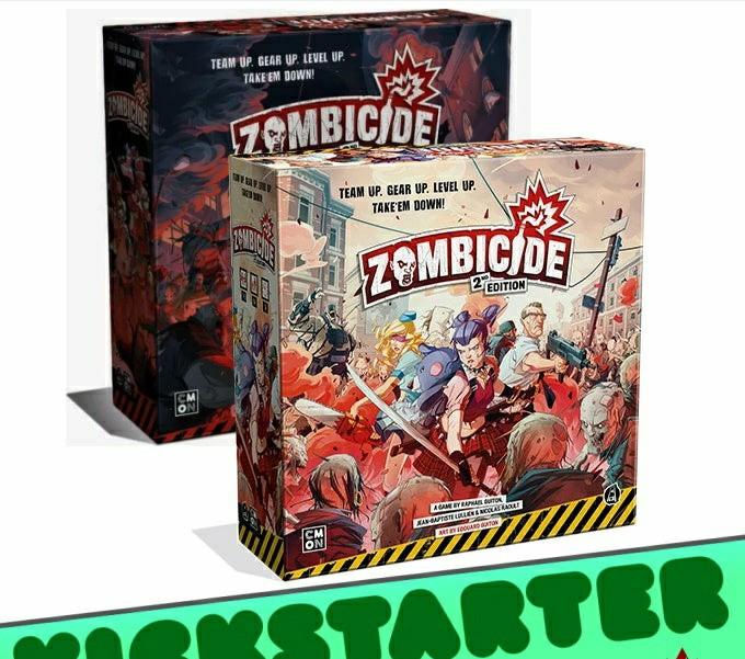 Zombicide 2nd Edition Reboot Pledge Board Game Kickstarter Exclusive KS CMON 