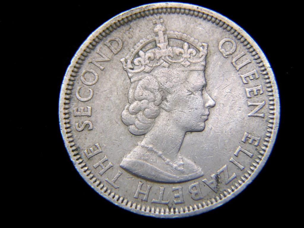 鎳幣-1956年英屬毛里求斯島(British Mauritius)殖民徽壹盧比(Rupee)鎳幣(英女皇伊莉莎伯二世像), 興趣及遊戲,  收藏品及紀念品, 錢幣- Carousell