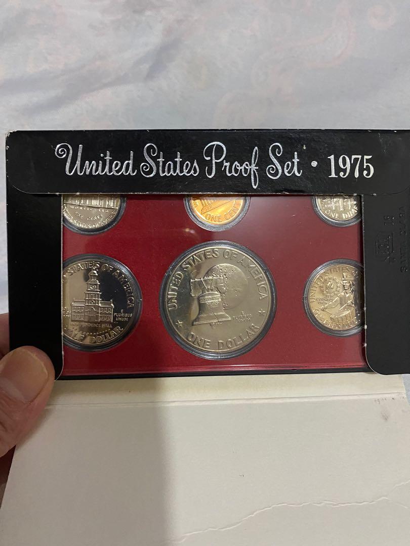 一套1975年美國紀念幣，售價350, 興趣及遊戲, 收藏品及紀念品, 錢幣- Carousell