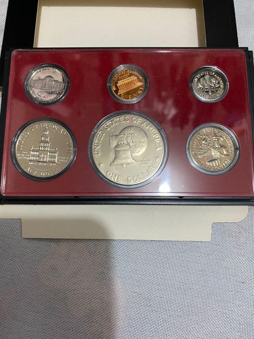 一套1975年美國紀念幣，售價350, 興趣及遊戲, 收藏品及紀念品, 錢幣- Carousell