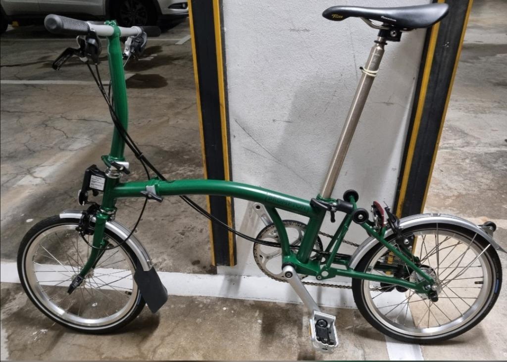 Brompton s6l best sale racing green