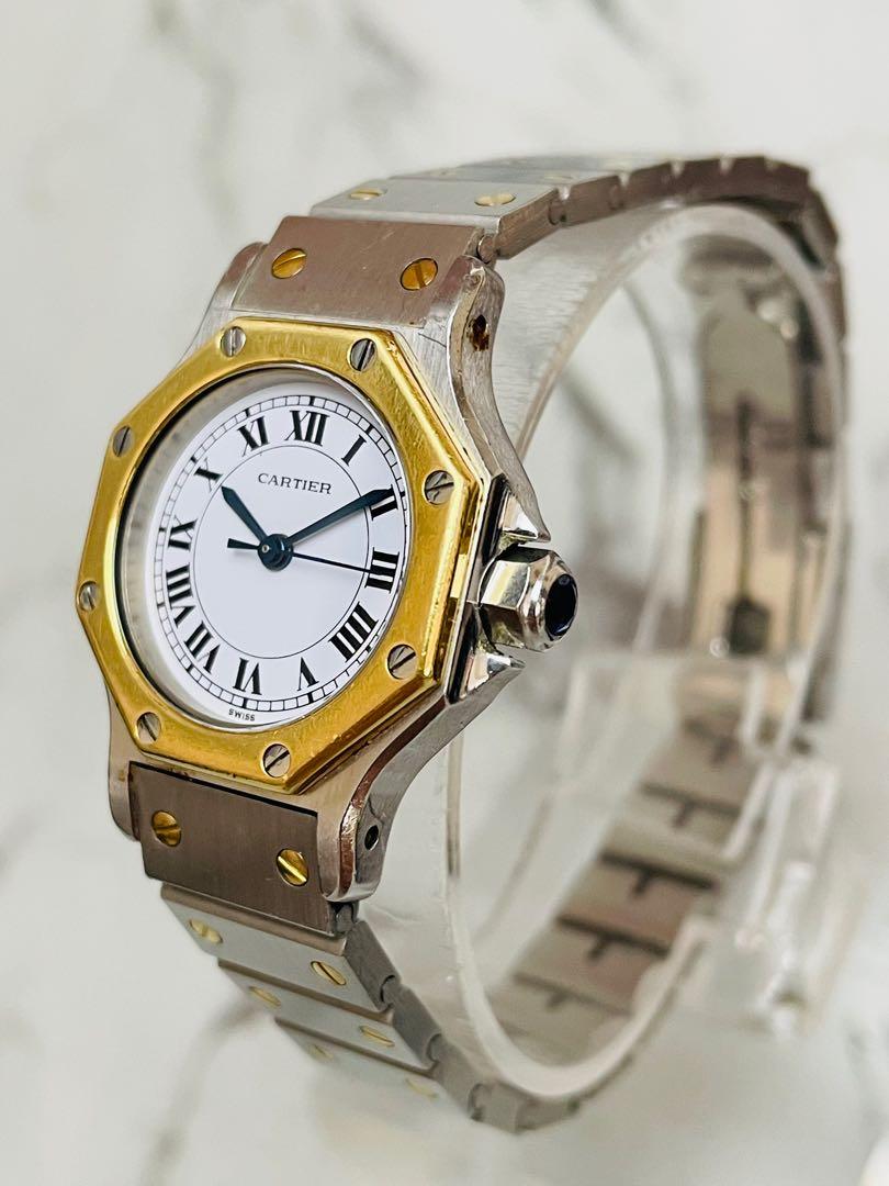 Cartier santos sales octagon ladies watch