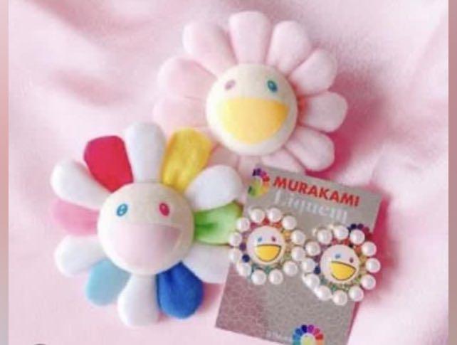 現貨一件  ❤️ 日本村上隆Takashi Murakami x Liquem Flower Earrings