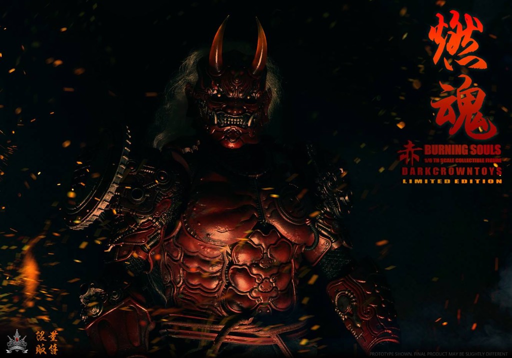 数々の賞を受賞 DARKCROWNTOYS 1/6 燃魂 BURNING SOULS 赤鬼 特撮