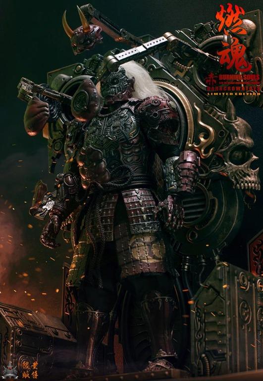 希少になる 1/6 DARKCROWNTOYS 燃魂 赤鬼 SOULS BURNING 特撮