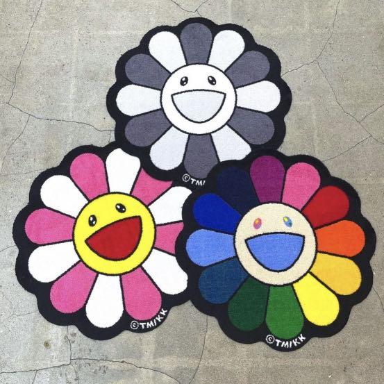 村上隆 Flower Floor Mat-