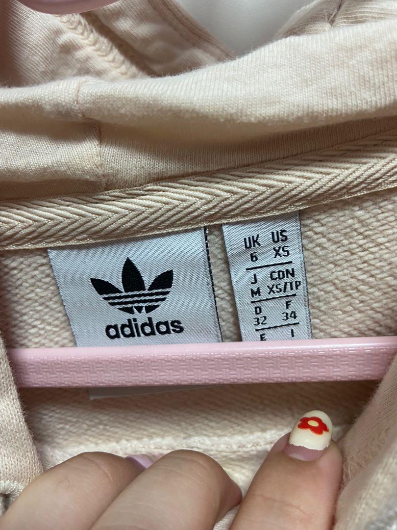 Adidas hoodie rose gold sales