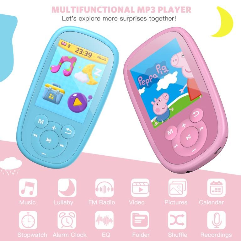 AGPTEK Unicorn Bluetooth MP3 Player for Kids, Children Music Player