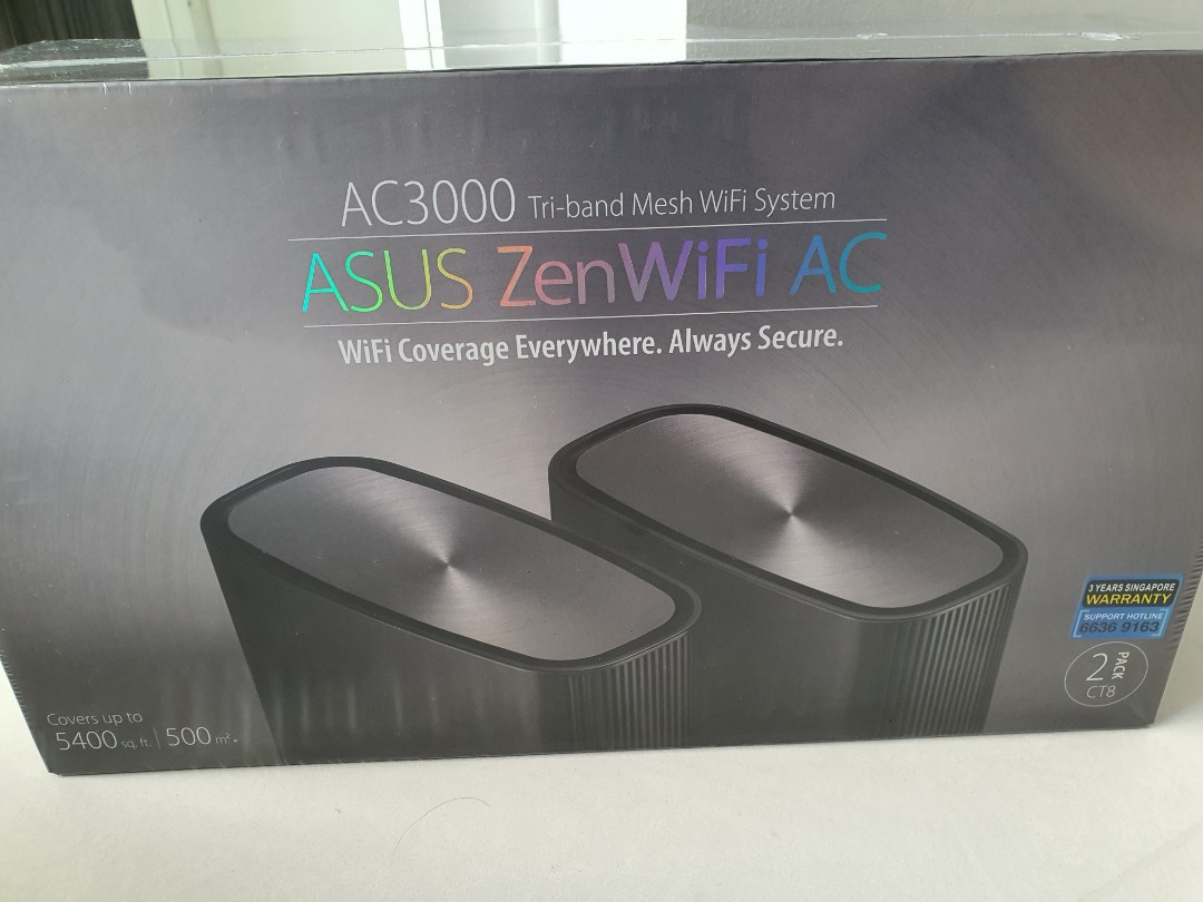 Asus ZenWifi AC3000 Mesh Router [New], Computers & Tech, Parts ...