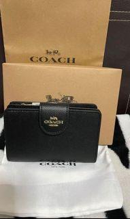 Full Set Authentic Coach Medium Corner Zip Wallet