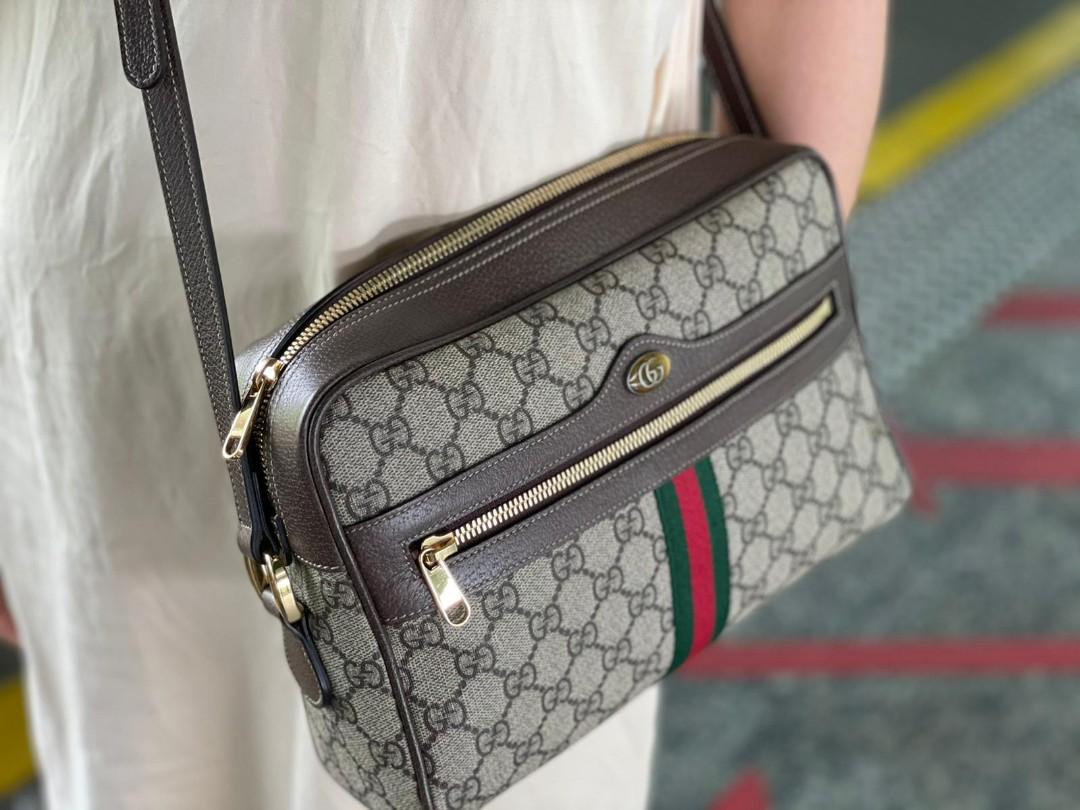 Gucci ophidia medium gg supreme outlet camera crossbody bag