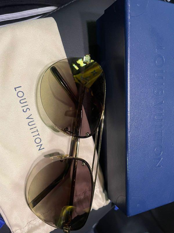 LV Golden Mask Sunglasses, Luxury, Accessories on Carousell