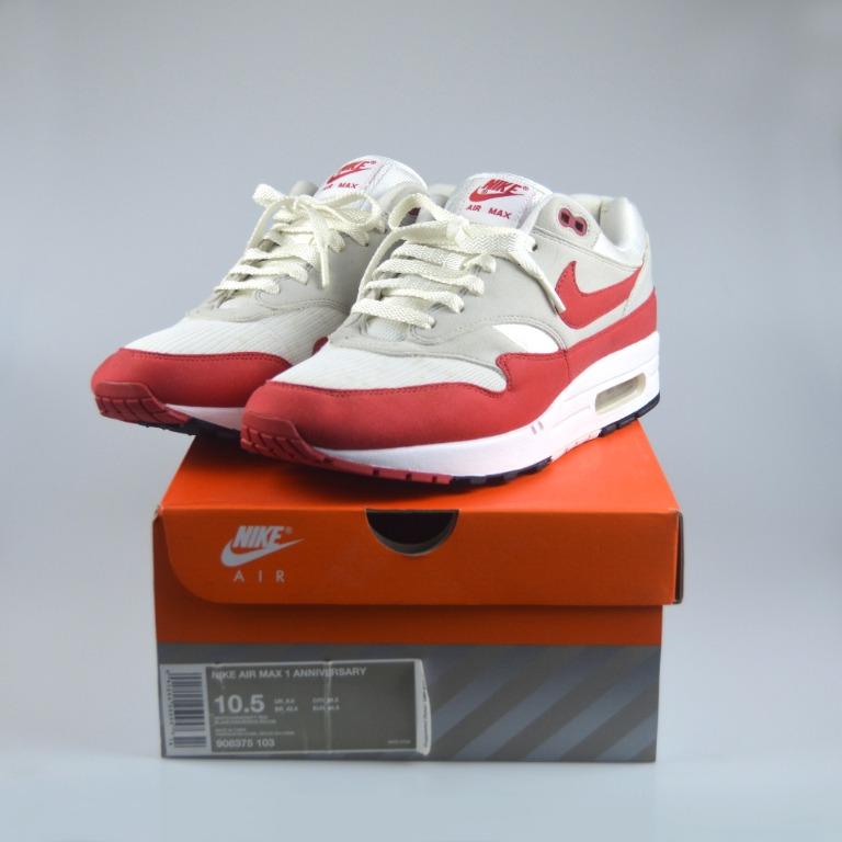 Red and white store air max 72