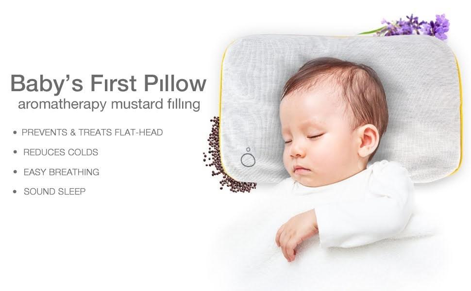 Mustard pillow for flat head new arrivals