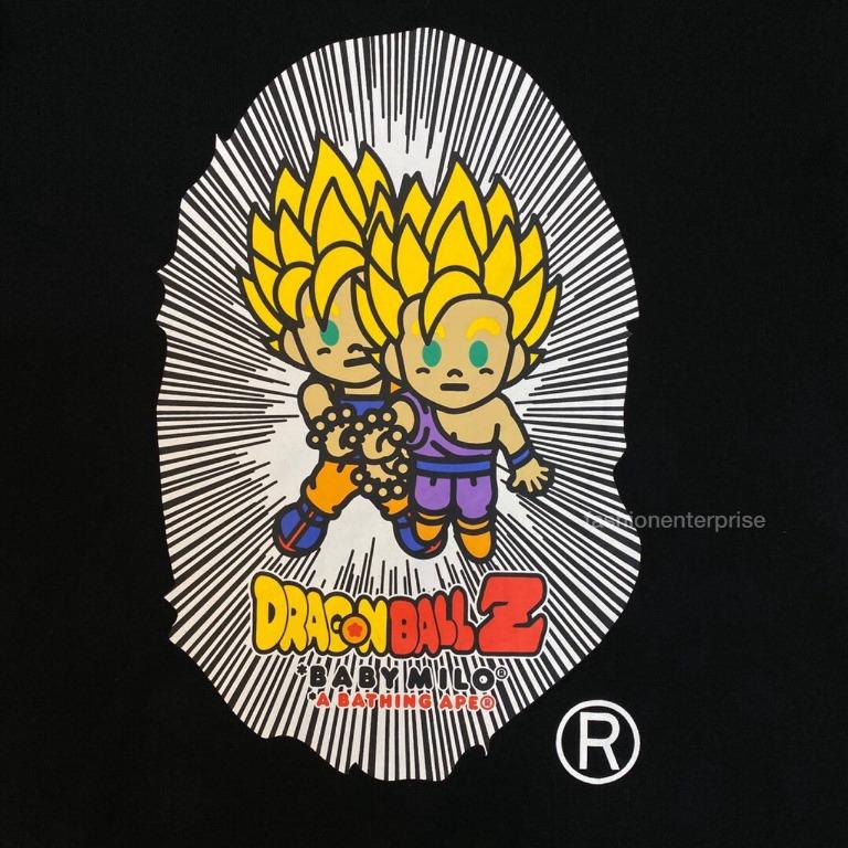 Bape x Dragon Ball Z Baby Milo Big Ape Head Tee, Men's Fashion