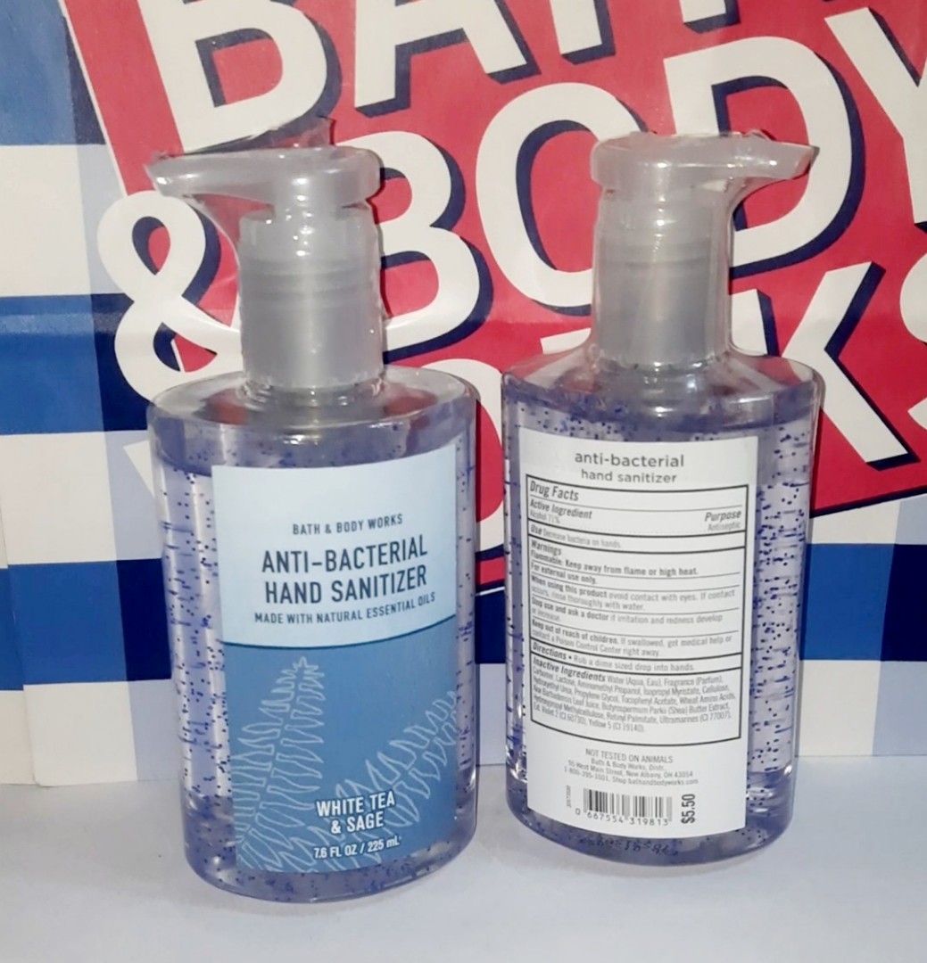 Bath & Body Works White Tea & Sage Antibacterial Hand Sanitizer Pump
