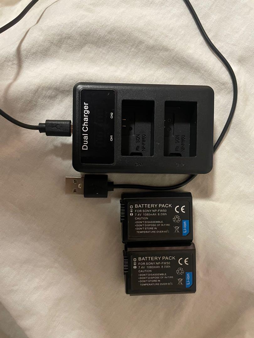 Sony A6400 camera battery &charger (just open and test only