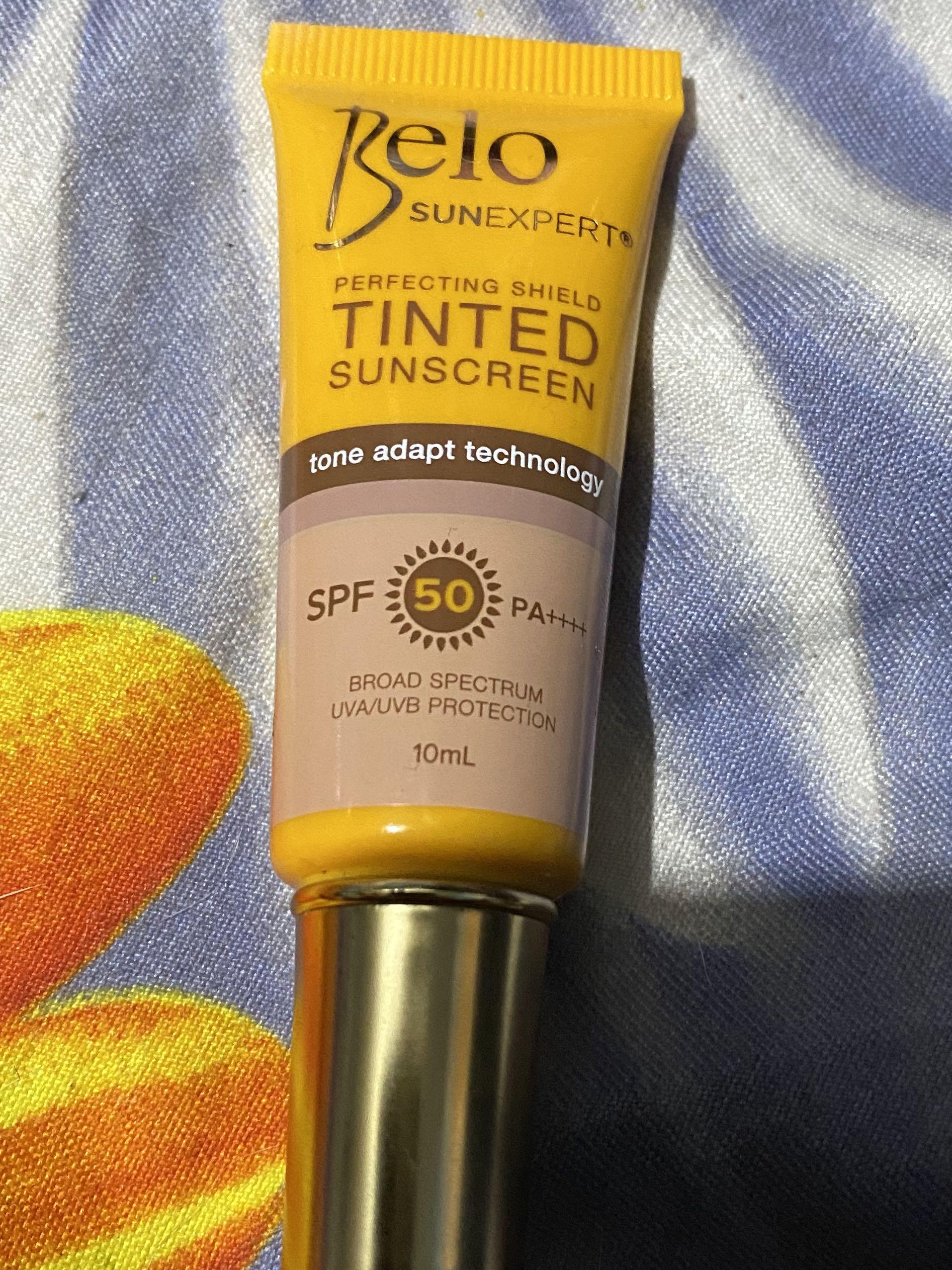 Belo tinted sunscreen (Category: Face Care) located in Taguig. Submitted by deeeee19 (Listing ID 1160296033, Image 1). Description: Bnew exp date 2024.