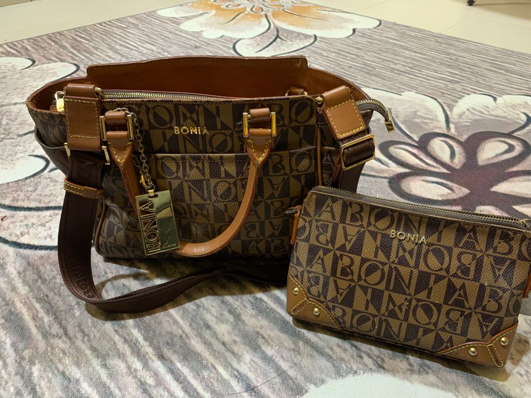 Bonia Handbag 2 pieces Luxury Bags Wallets on Carousell