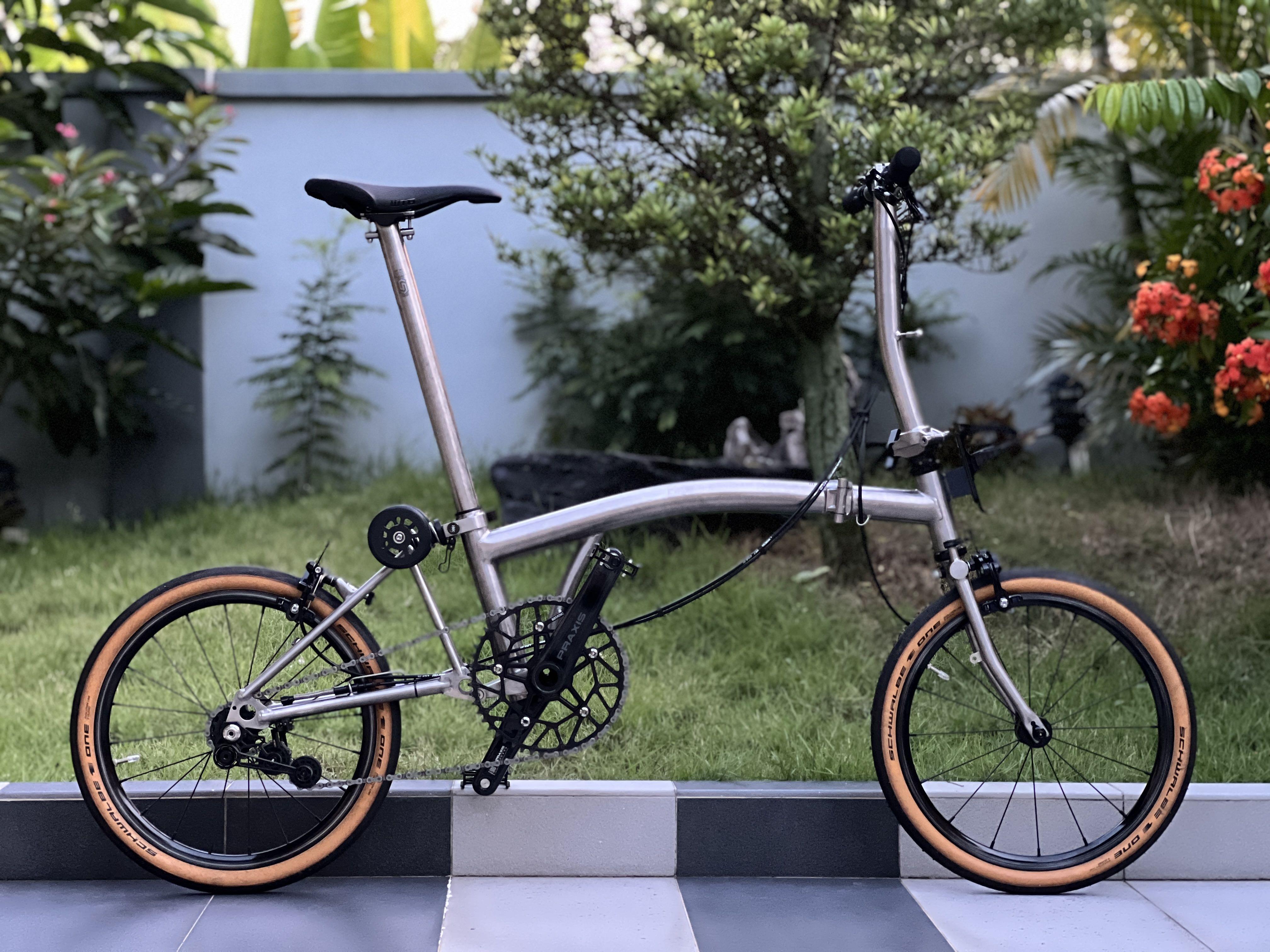 Brompton Full Titanium Custom