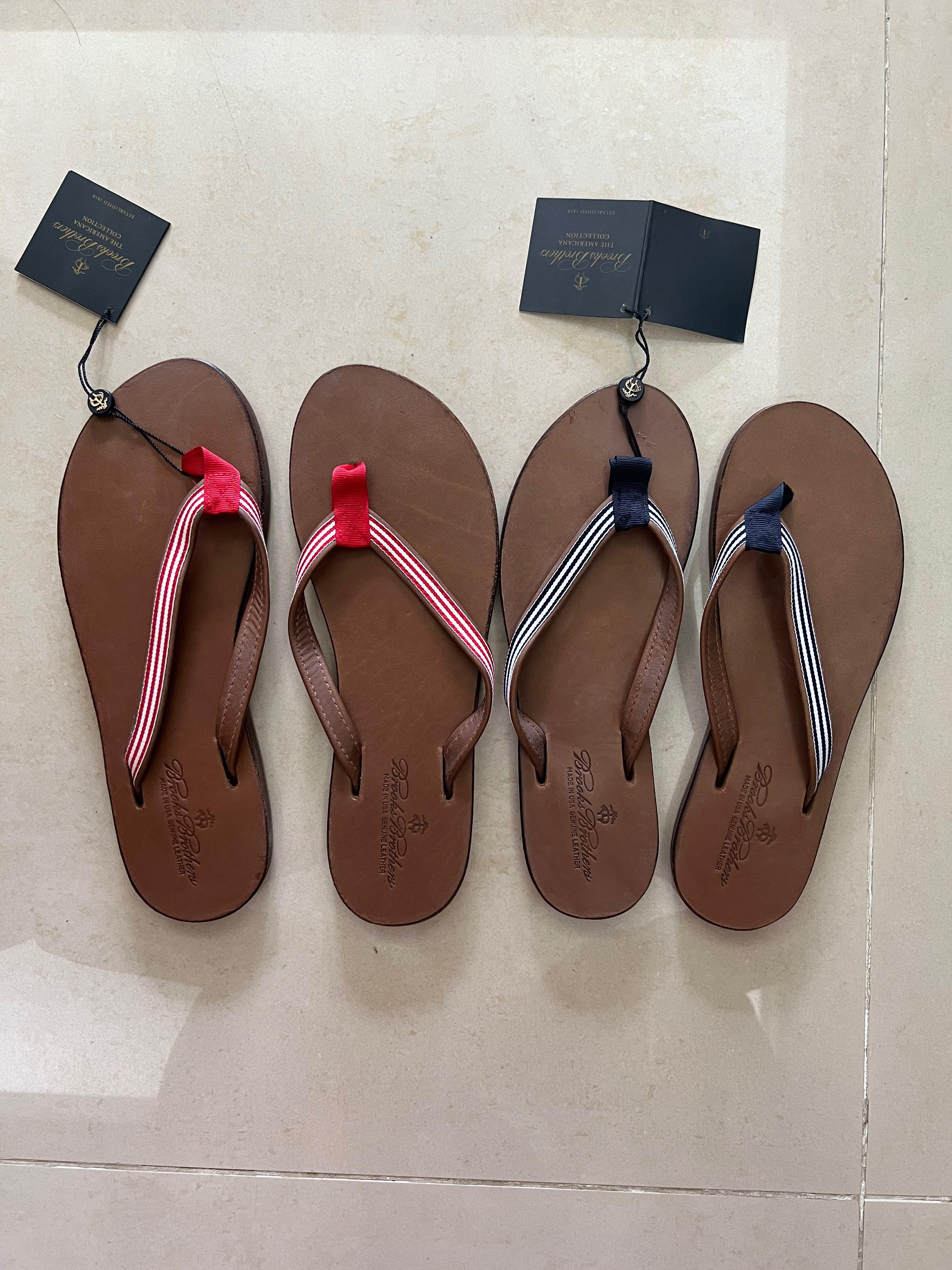 Brooks brothers online flip flops