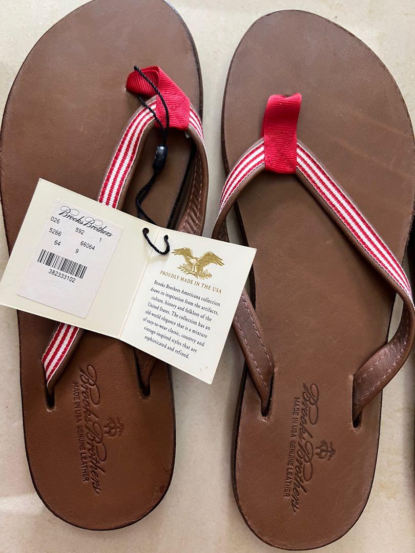 Brooks brothers on sale flip flops