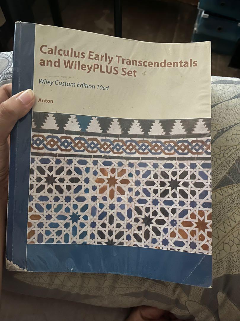 Calculus Early Transcendentals By Anton Engineering Book Hobbies And Toys Books And Magazines 3854