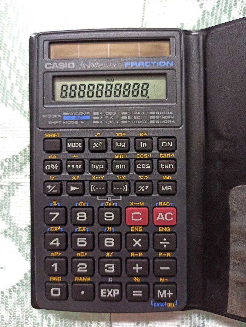 Casio fx260 solar fraction *有贈品*, 家庭電器, 吸塵機 ＆ 家居清潔電器 Carousell