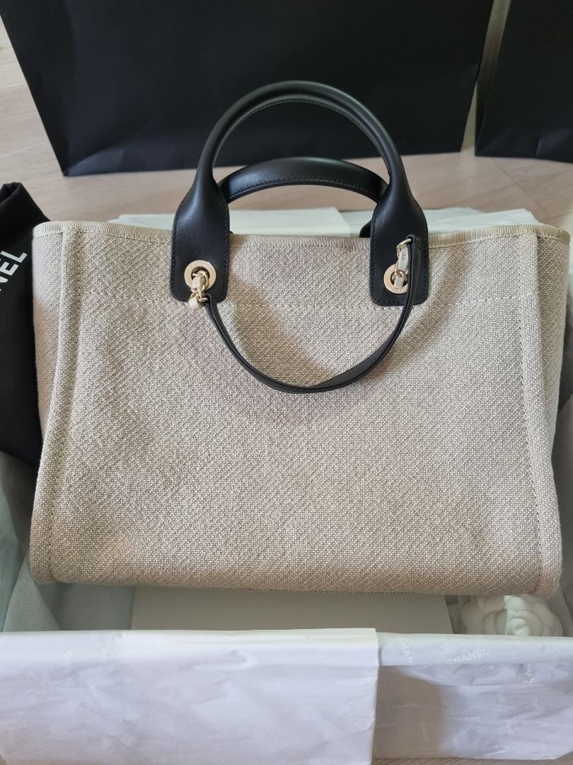 Chanel 22s Deauville Tote Small Size with Handle BNIB, Women's Fashion,  Bags & Wallets, Cross-body Bags on Carousell