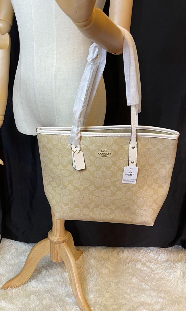 Coach City Zip Tote Signature Bag 29cm, Women's Fashion, Bags & Wallets