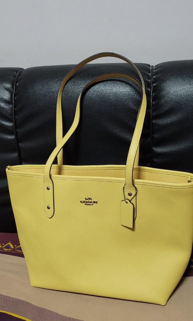 Coach sales mustard tote