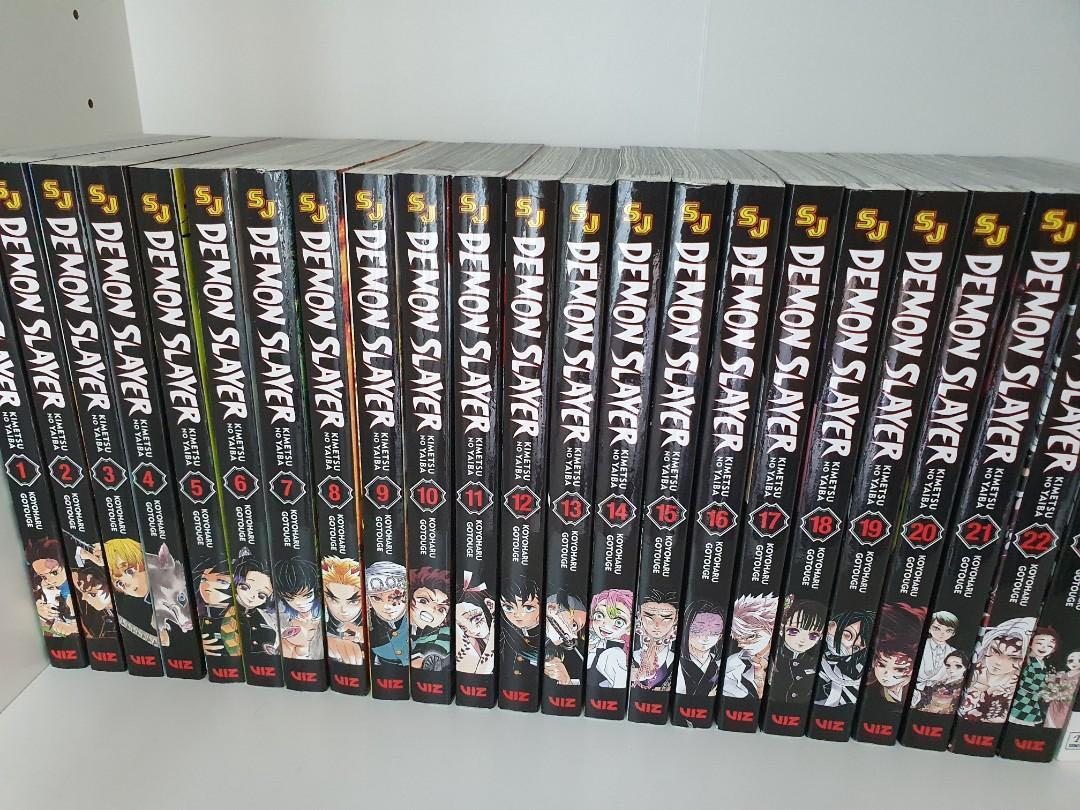 Demon Slayer Kimetsu no yaiba manga book 1 to 23 full set japanese comic  used
