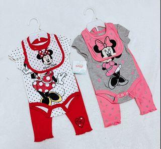 disney rompers 3pc set baby girl clothes birthday gifts