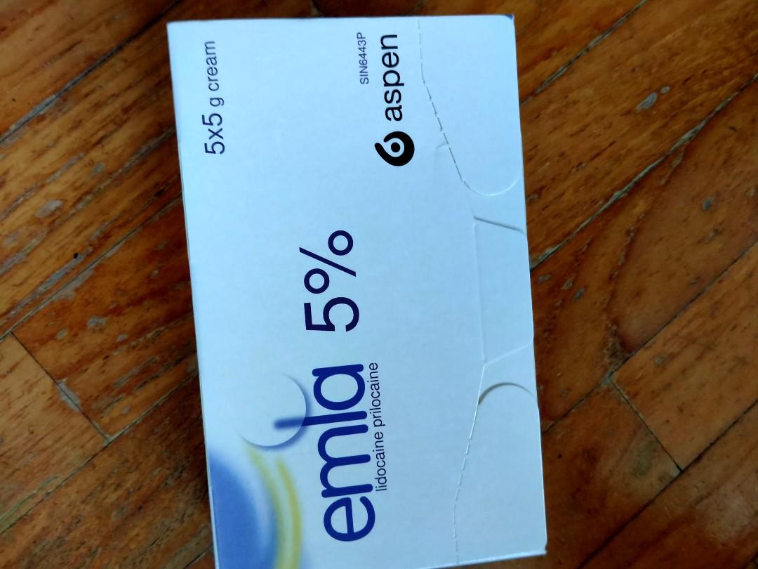 Emla Cream Numb 5 tubes left, Health & Nutrition, Medical Supplies & Tools on Carousell