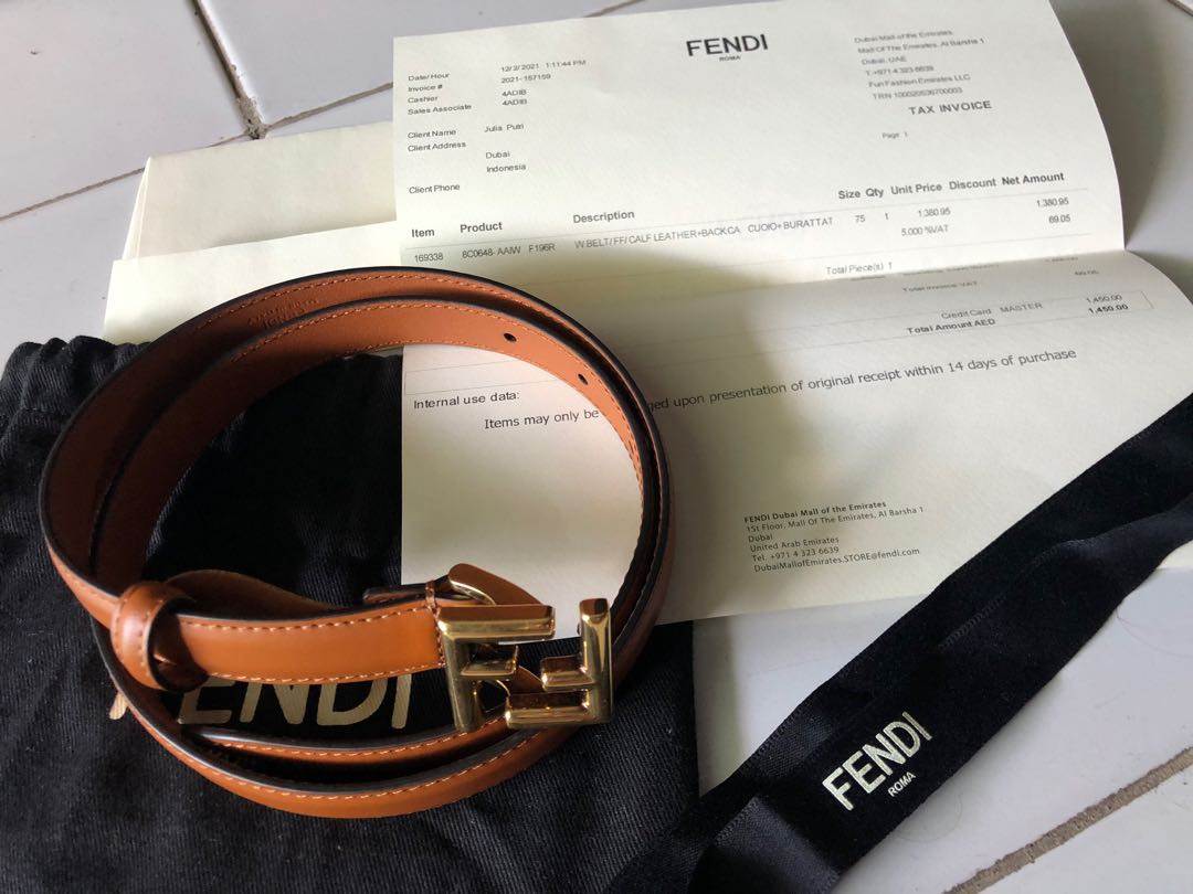 a fendi belt