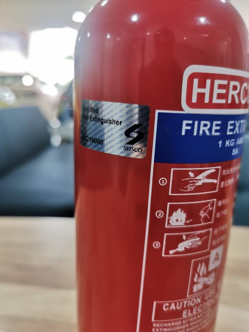 Fire extinguisher 1KG, Car Accessories, Accessories on Carousell