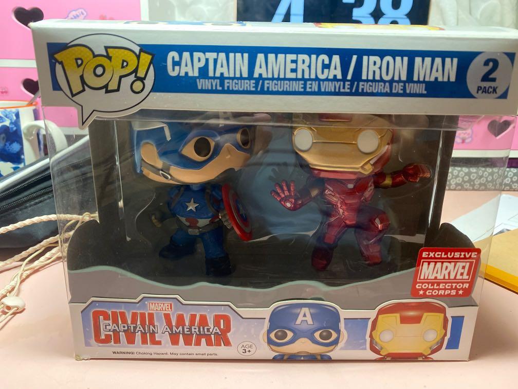 Funko pop civil war 2 pack clearance