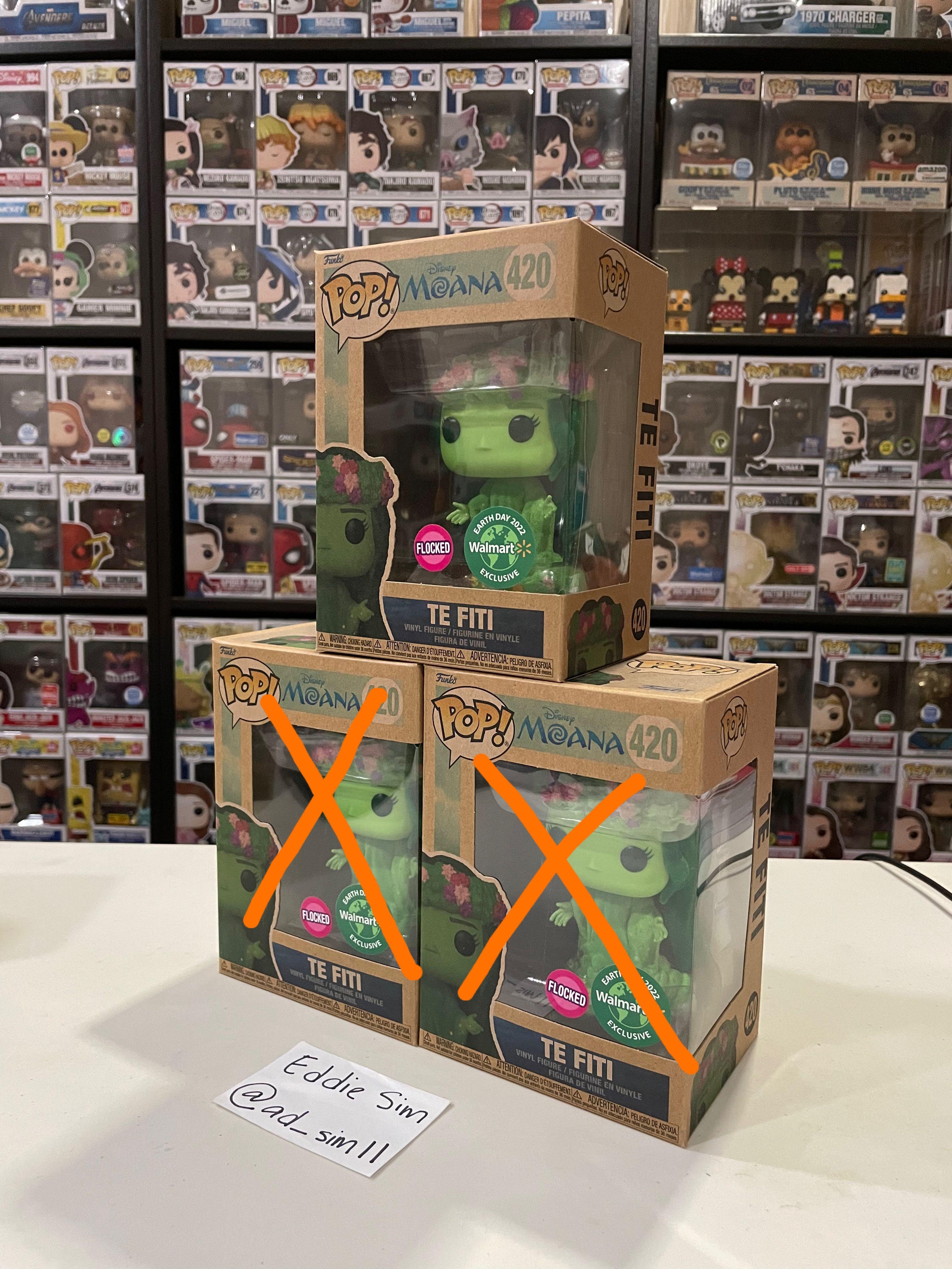 Funko Pop Vinyl Walmart Earth Day 2022 exclusive Moana flocked