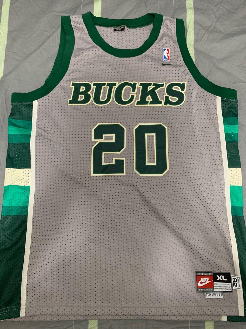 Gary Payton Bucks Jersey XL Nike NBA Carousell