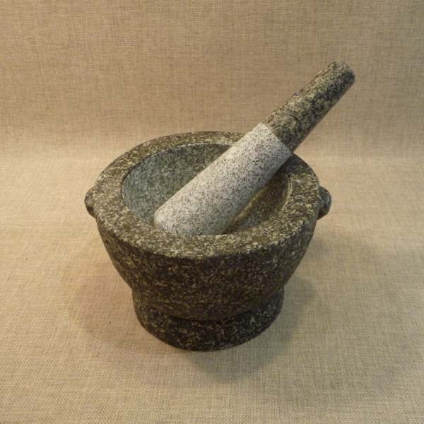 Granite Mortar & Pestle, Furniture & Home Living, Kitchenware