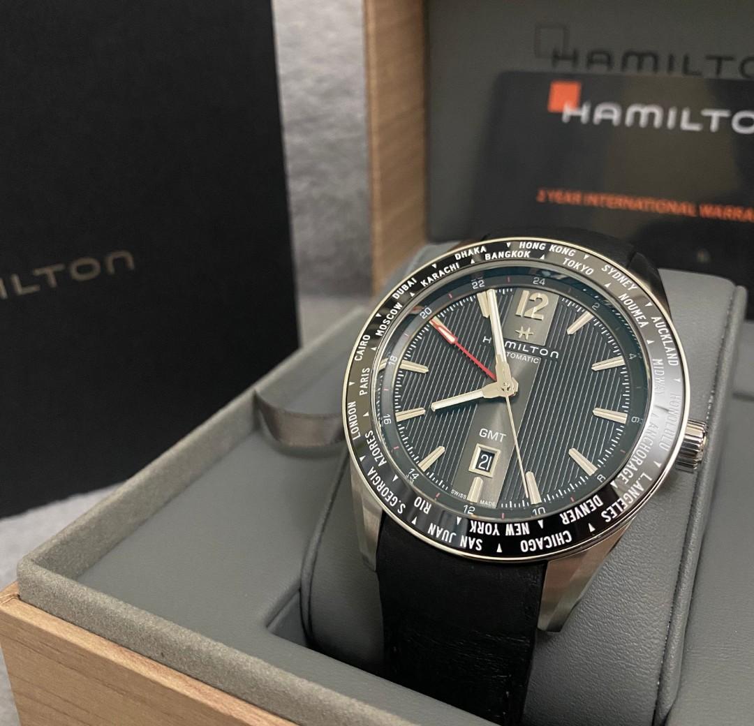 HAMILTON Broadway GMT Limited Edition Black Dial Full Set