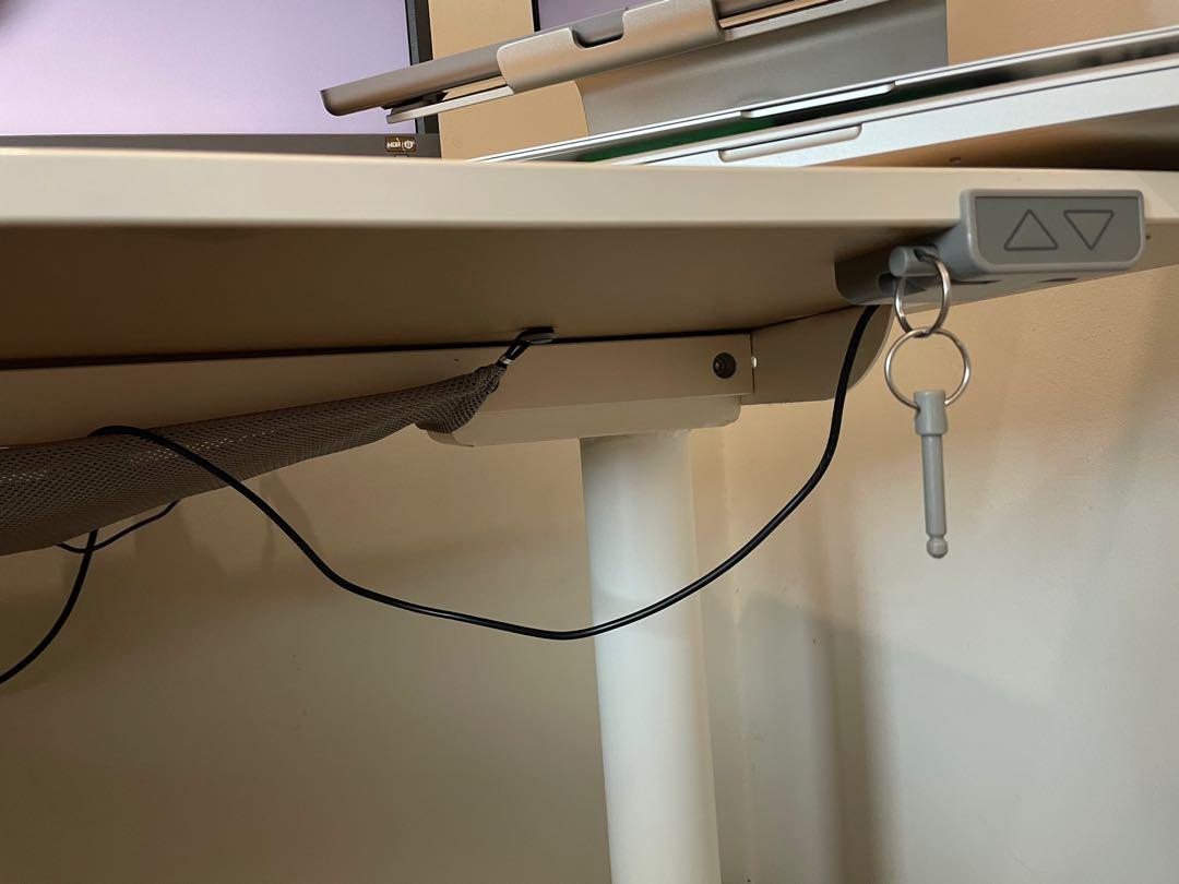 Ikea Bekant Motorize Standing Desk, Furniture & Home Living, Furniture