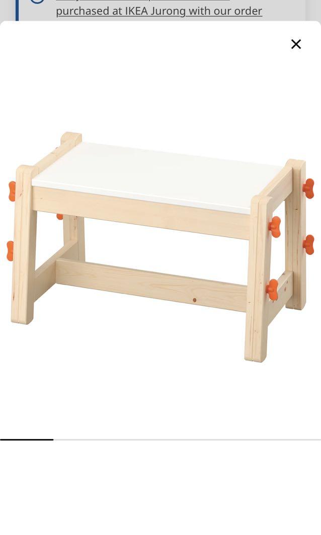 IKEA flisat table and chair, Furniture & Home Living, Furniture, Tables