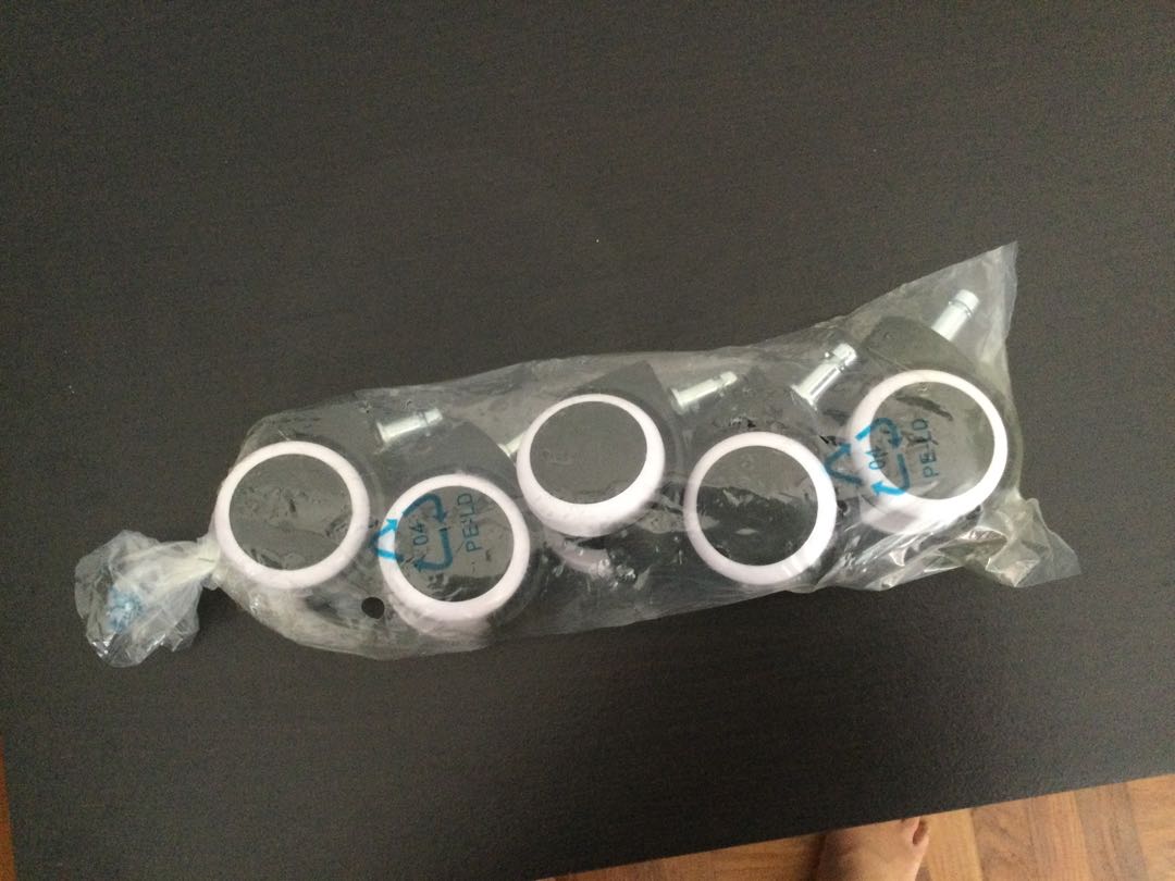 IKEA office chair caster roller wheels, Furniture & Home Living